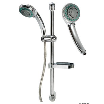 Doccia saliscendi Yuma tubo in PVC grigio 