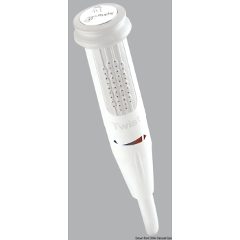 Doccia Twist fredda dritta grigia 