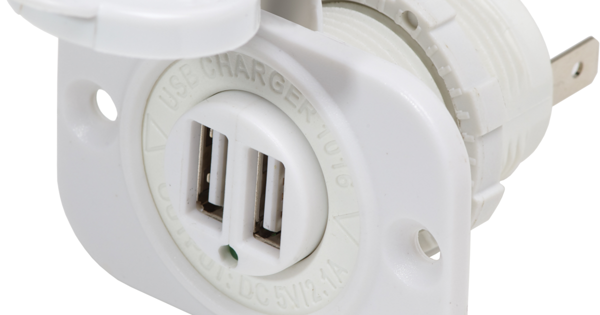 Tiardey Splitter Accendisigari Auto Con 2 USB E Voltmetro - Doppia Presa 12V Con Interruttori LED - 2