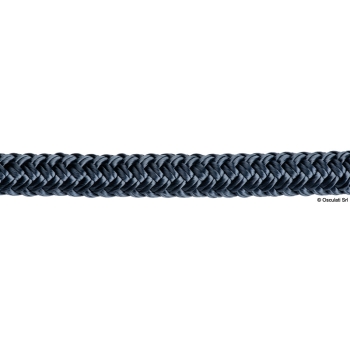 Doppia treccia blu mm 18 