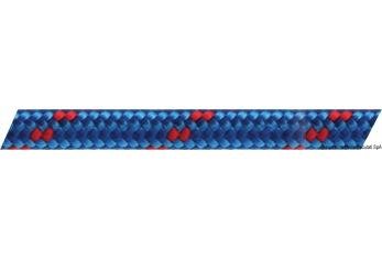 Doppia treccia blu mm 4 