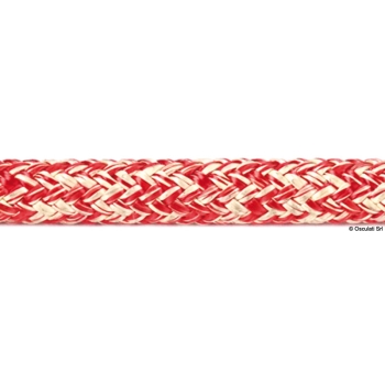 Doppia treccia misto Kevlar poliestere grigia 8mm 
