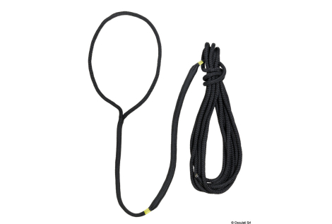 Doppia treccia nera mm 12 