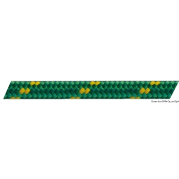 Doppia treccia rossa mm 6 