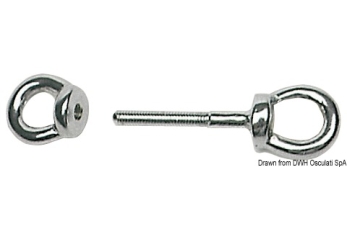 Doppio anello inox 10x80 mm 