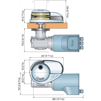 Dp3 c/campana 1500w 12v b.8