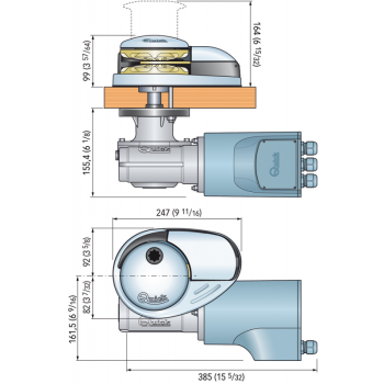 Dp3 c/campana 1500w 24v b.8