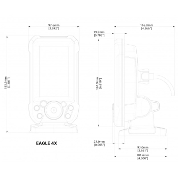 Eagle 4x sonar