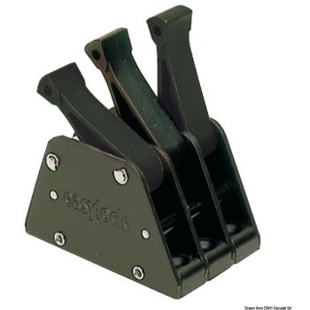 Easylock anodizzato nero triplo 