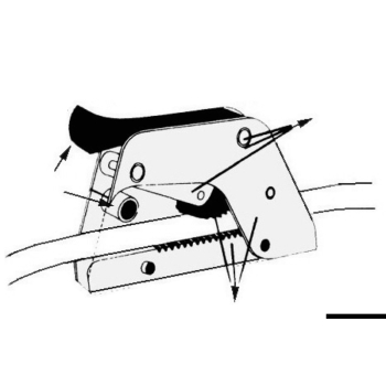 Easylock anodizzato nero triplo 