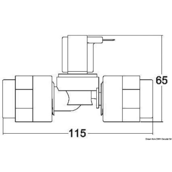 Elettrovalvola Tecma plastica 12 V 