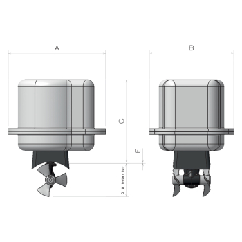 Elica a Tunnel Max Power CT 100 Duo Compo 12V Ø185 IP