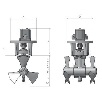 Elica a Tunnel Max Power CT 325-325 HYD 19CC Duo B