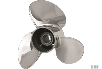 Elica alice 3 pale acciaio inox 13 1/4x17l