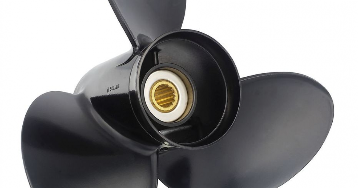 Elica In Alluminio CNC 2 Pale Per Barche RC - M4, Diametro 24-30mm, Colore Argento