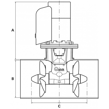 Elica btq 185-105kg 12v