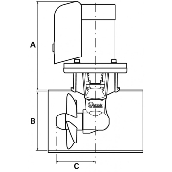 Elica btq 185-75kg 12v