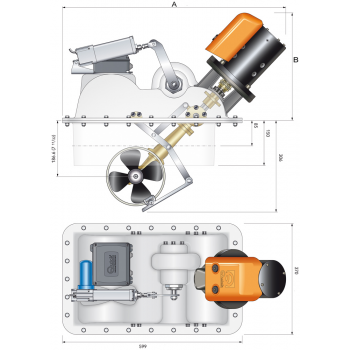 ELICA RETRATTILE BTQR 185-65kg 12V