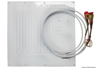 Evaporatore a piastra per frigo max 150 l 