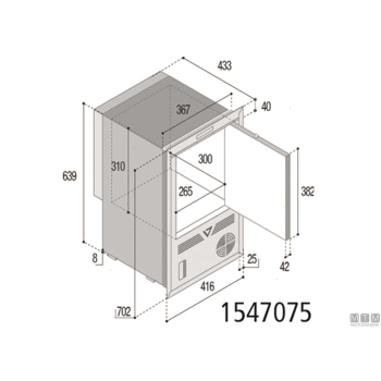 Fabbricatore di ghiaccio vf im cl refill