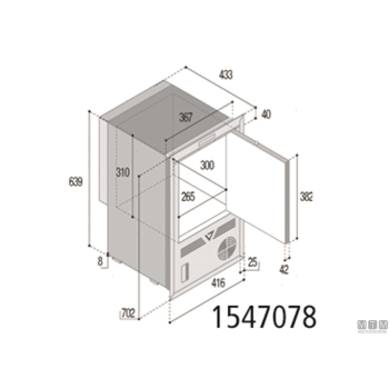 Fabbricatore di ghiaccio vf im cl refill