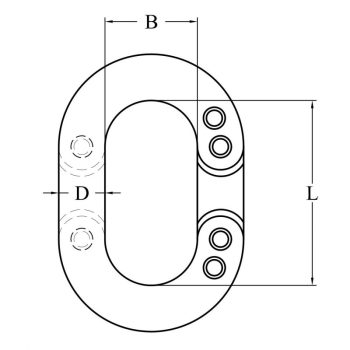 Falsa maglia inox Ø mm.6