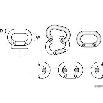 Falsamaglia 8p d6mm inox< 
