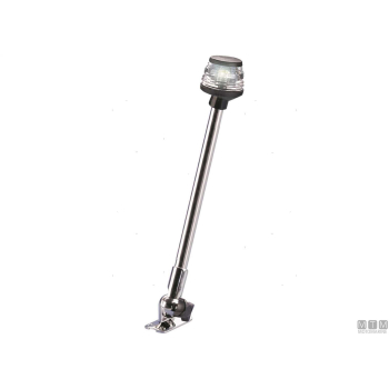 Fanale asta pieg led h23cm nero <20m