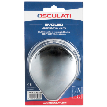 Fanale bicolore inox lucido 