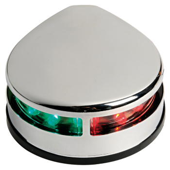 Fanale bicolore inox lucido 