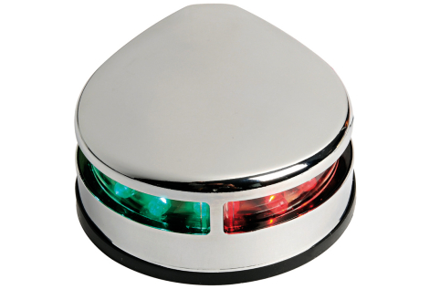 Fanale bicolore inox lucido 