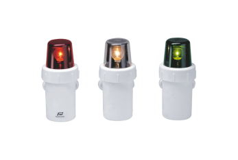 Fanale di navigazione a pila verde