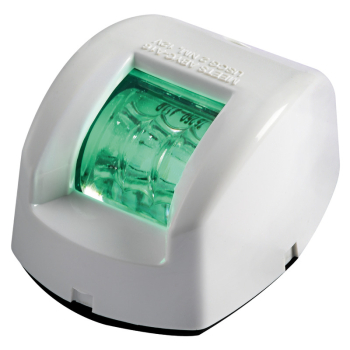 Fanale di via Mouse verde corpo ABS bianco 