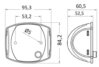 Fanale di via Sphera II inox 135° 
