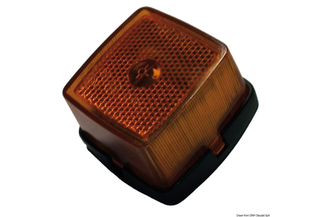 Fanale laterale catadiottro arancio 