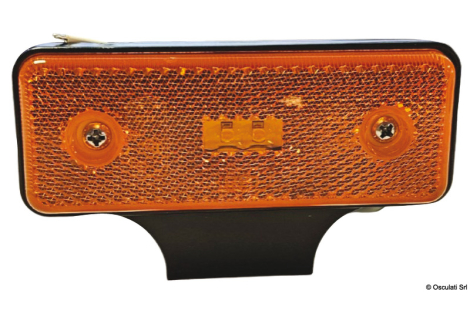 Fanale laterale posteriore arancio LED 12/24 