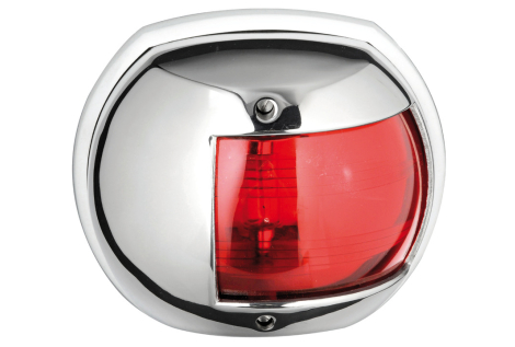 Fanale Maxi 20 inox rosso 12 V 