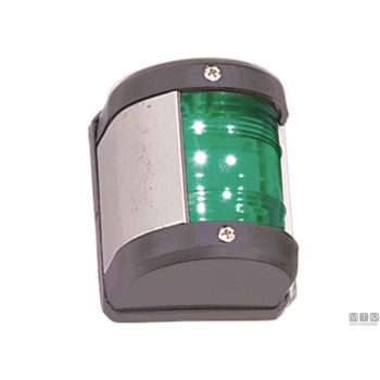Fanale midi led 12v bk rosso/verde< 