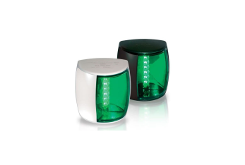 Fanale nero pro led dritta/verde
