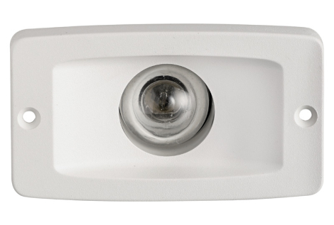 Fanale poppa incasso ABS bianco 