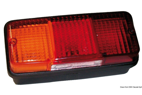 Fanale posteriore SX 4 funzioni 3 lampadine 