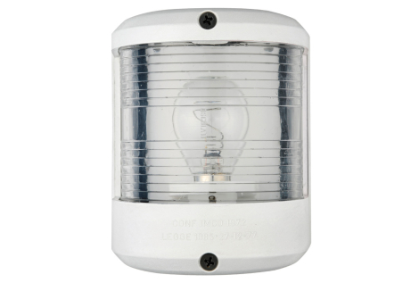 Fanale U78 testa albero bianco 12 V 