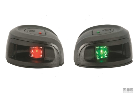 Fanali CE-ISO-COLREG LED Deck Mount Black 