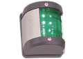 Fanale midi led 12v bk verde