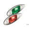 Fanali di prua led 12v inox rosso/verde