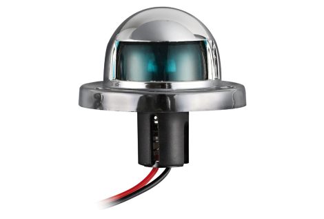 Fanalino ABS cromato verde 112° 