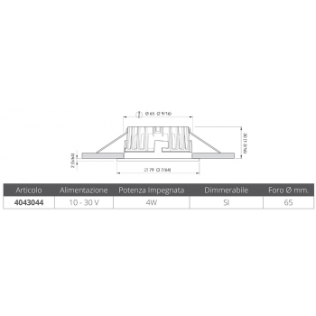 FARETTO AD INCASSO BLAKE LP