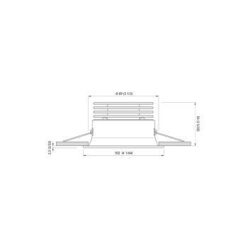 Faretto ad incasso cristian 7w
