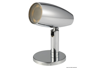 Faretto LED satinato luce bianca/blu 