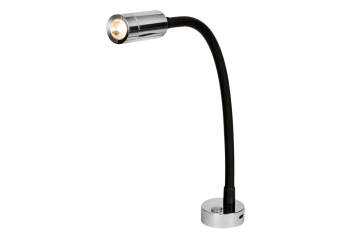 Faretto LED snodato nero 400 mm 